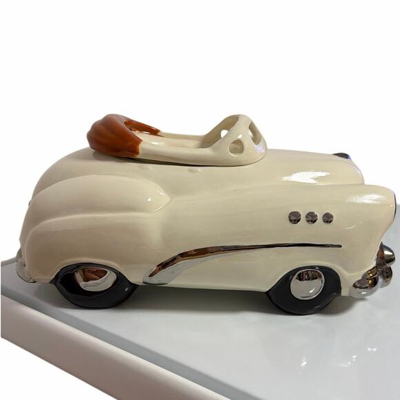 Glenn Appleman White Ceramic Packard Convertible Cookie Jar 1979 
vintage - Picture 6 of 7